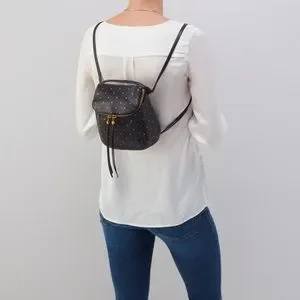 HOBO Fern Convertible Backpack- Black with Gold Stars Amazon.com: HOBO Fern Leather Convertible Crossbody, Sling  main image 4
